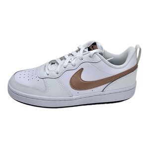 Nike Court Borough Low GS White MTLC Red Bronze BQ5448-116 Womens 8.5 Youth Sz 7